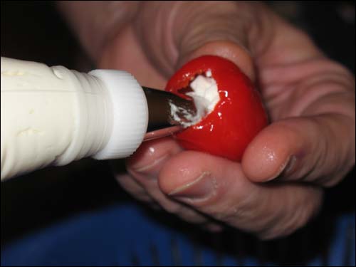 Goat Cheese Stuffed Peppadews